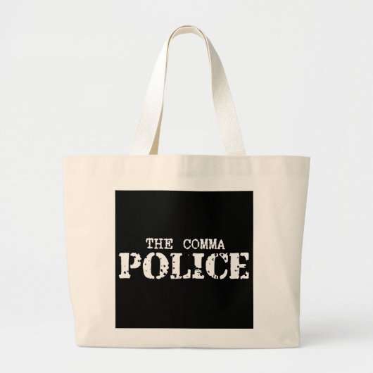 Comma Police Bag Grote Tote Bag (Voorkant)