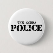 Comma Police Button (Voorkant)