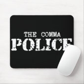 Comma Police Mousepad Muismat (Met muis)