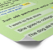 Comma Splices en run-ONS Poster (Hoek)