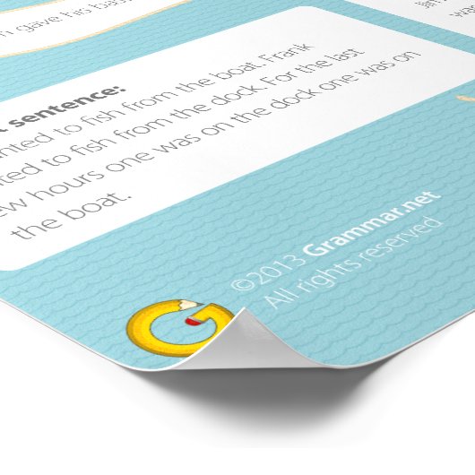 Comma Splices Poster (Hoek)