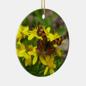 Comma vlinder in Glacier National Park Keramisch Ornament (Rechts)