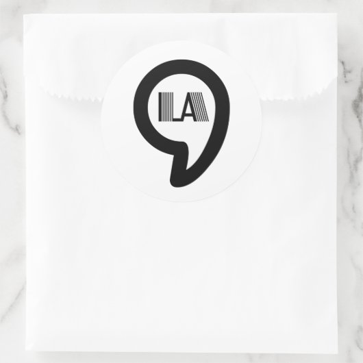 CommaLa - Kamala Ronde Sticker (Tas)