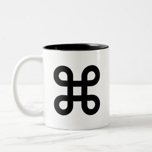 Command Pictogram-Mok Tweekleurige Koffiemok
