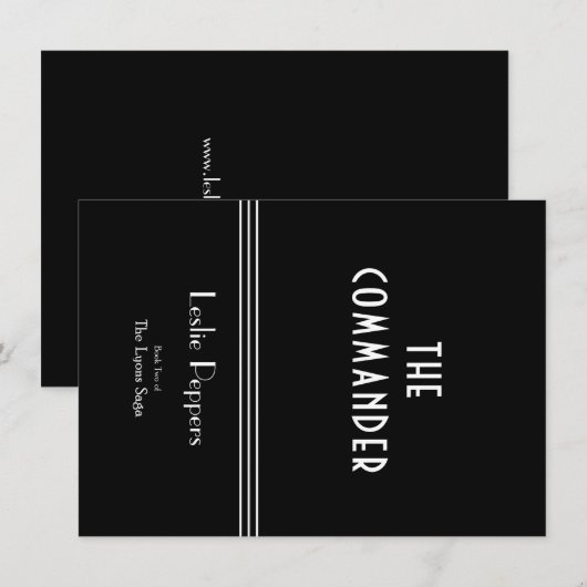 Commandant ~ Boek twee (Voorkant / Achterkant)