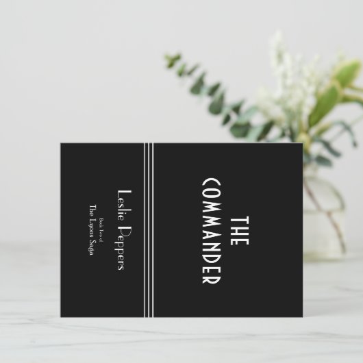Commandant ~ Boek twee (Staand voorkant)