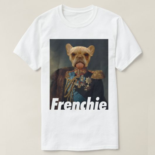 Commandant Frenchie T-shirt (Design voorkant)