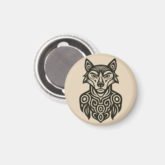 Commandant Furry Magneet (Voorkant / Achterkant)