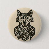 Commandant Furry Ronde Button 5,7 Cm (Voorkant)