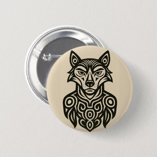 Commandant Furry Ronde Button 5,7 Cm (Voorkant /achterkant)