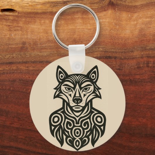 Commandant Furry Sleutelhanger (Achterkant)