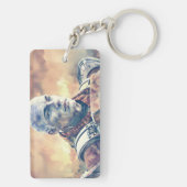 Commandant in Waterverf Sleutelhanger (achterkant)