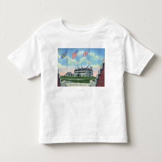 Commandant kamer oud Frans kasteel Kinder Shirts (Voorkant)