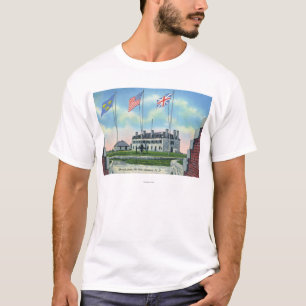 Commandant kamer oud Frans kasteel T-shirt