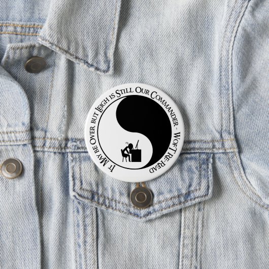 Commandant Leigh Ronde Button 7,6 Cm (In situ)