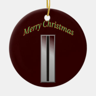Commandant militair leger 5 kerstversiering keramisch ornament
