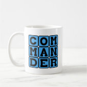 Commandant, Militair Leider Koffiemok (Links)