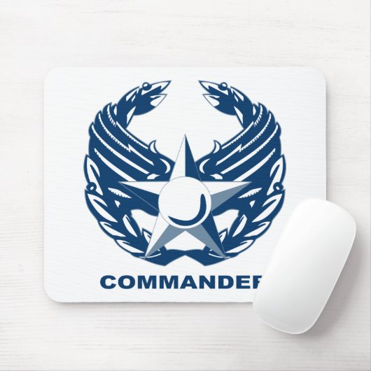 Commandant Mousepad Muismat (Met muis)
