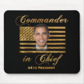 Commandant opperbevelhebber Barack Obama Muismat (Voorkant)