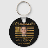 Commandant opperbevelhebber Barack Obama Sleutelhanger (Voorkant)