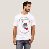 Commandant shirt Californische inspiratie Club (Voorkant volledig)