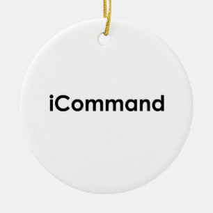 commandant van de iCommand Marching Band Keramisch Ornament