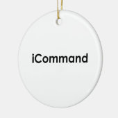 commandant van de iCommand Marching Band Keramisch Ornament (Links)