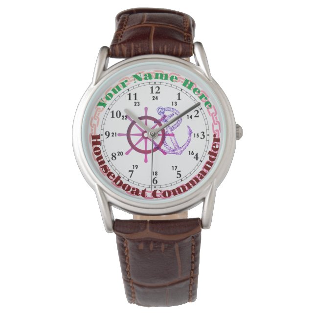 Commandant woonboot horloge (Voorkant)