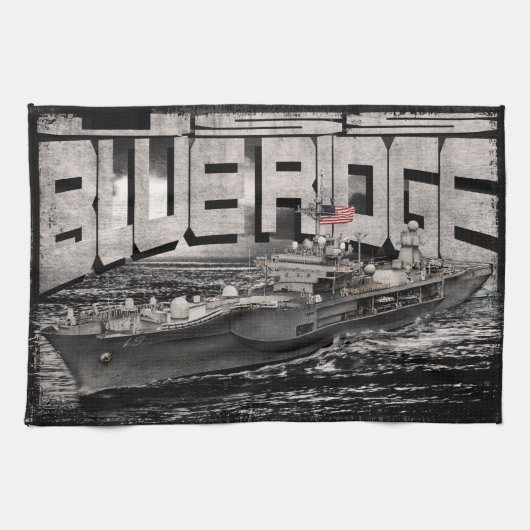 Commandatieschip Blue Ridge Keukenhanddoeken (Horizontaal)