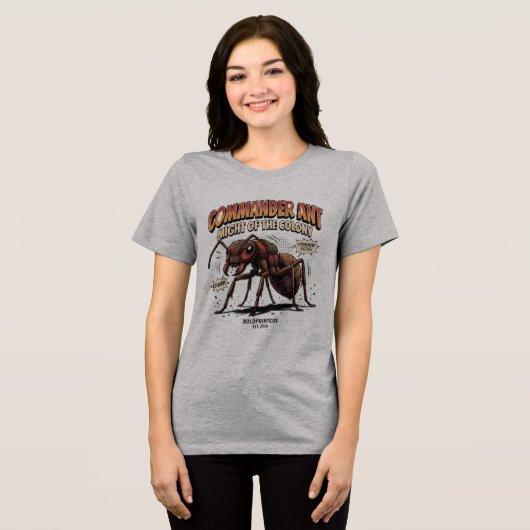 Commander Ant Dames T-Shirt (Voorkant volledig)