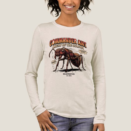 Commander Ant Dames T-Shirt (Voorkant)