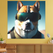 COMMANDER DOG ART PRINT (Insitu (Woonkamer))