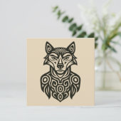 Commander Furry Bedankkaart (Staand voorkant)