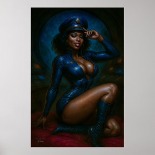 Commander Gail Kween Poster   Sensuele Sci-Fi Pin-