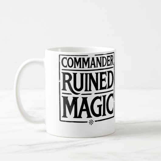 Commander Verwoeste Magie Koffiemok (Links)