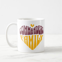 Commanders Familie Fan Gift Koffiemok