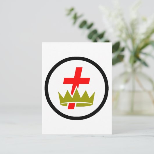 Commandery Briefkaart (Staand voorkant)