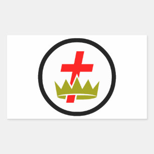 Commandery Rechthoekige Sticker