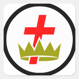 Commandery Vierkante Sticker