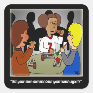 Commandeur Square Sticker