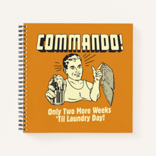 Commando: 2 weken tot wasdag notitieboek