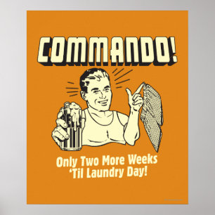 Commando: 2 weken tot wasdag poster
