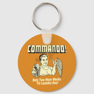Commando: 2 weken tot wasdag sleutelhanger