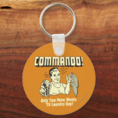 Commando: 2 weken tot wasdag sleutelhanger (Voorkant)