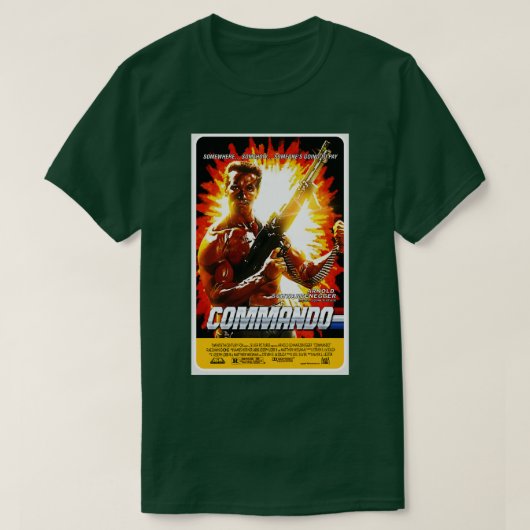 Commando-afwisselend poster t-shirt (Design voorkant)