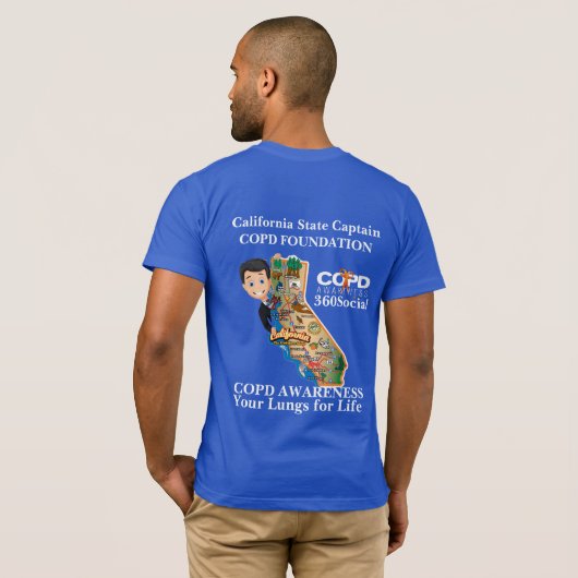 Commando Californië T-shirt (Achterkant volledig)