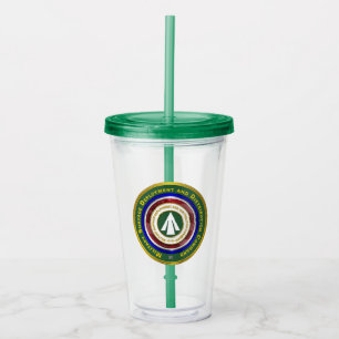 Commando Distributie militaire grondwaterinstallat Acryl Drinkbeker