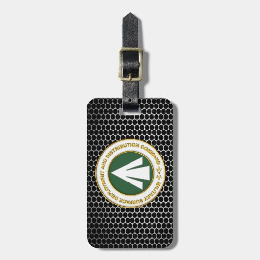 Commando Distributie militaire grondwaterinstallat Bagagelabel (Voorkant verticaal)