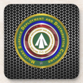 Commando Distributie militaire grondwaterinstallat Bier Onderzetter (Voorkant)