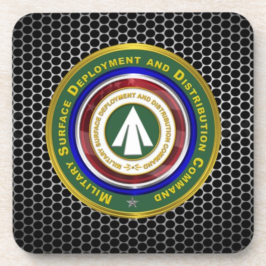 Commando Distributie militaire grondwaterinstallat Bier Onderzetter (Voorkant)